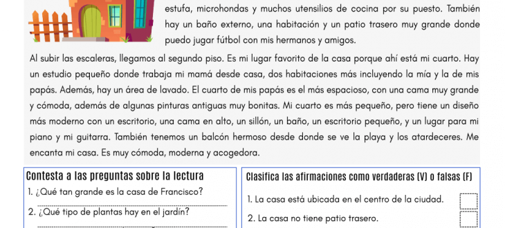 43 Spanish Reading Comprehension Worksheet Top Educational Blog